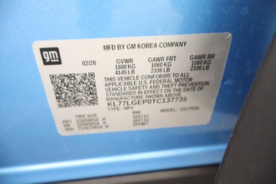 2026 Chevrolet Trax 1RS