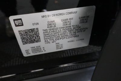 2026 Chevrolet Trax 1RS