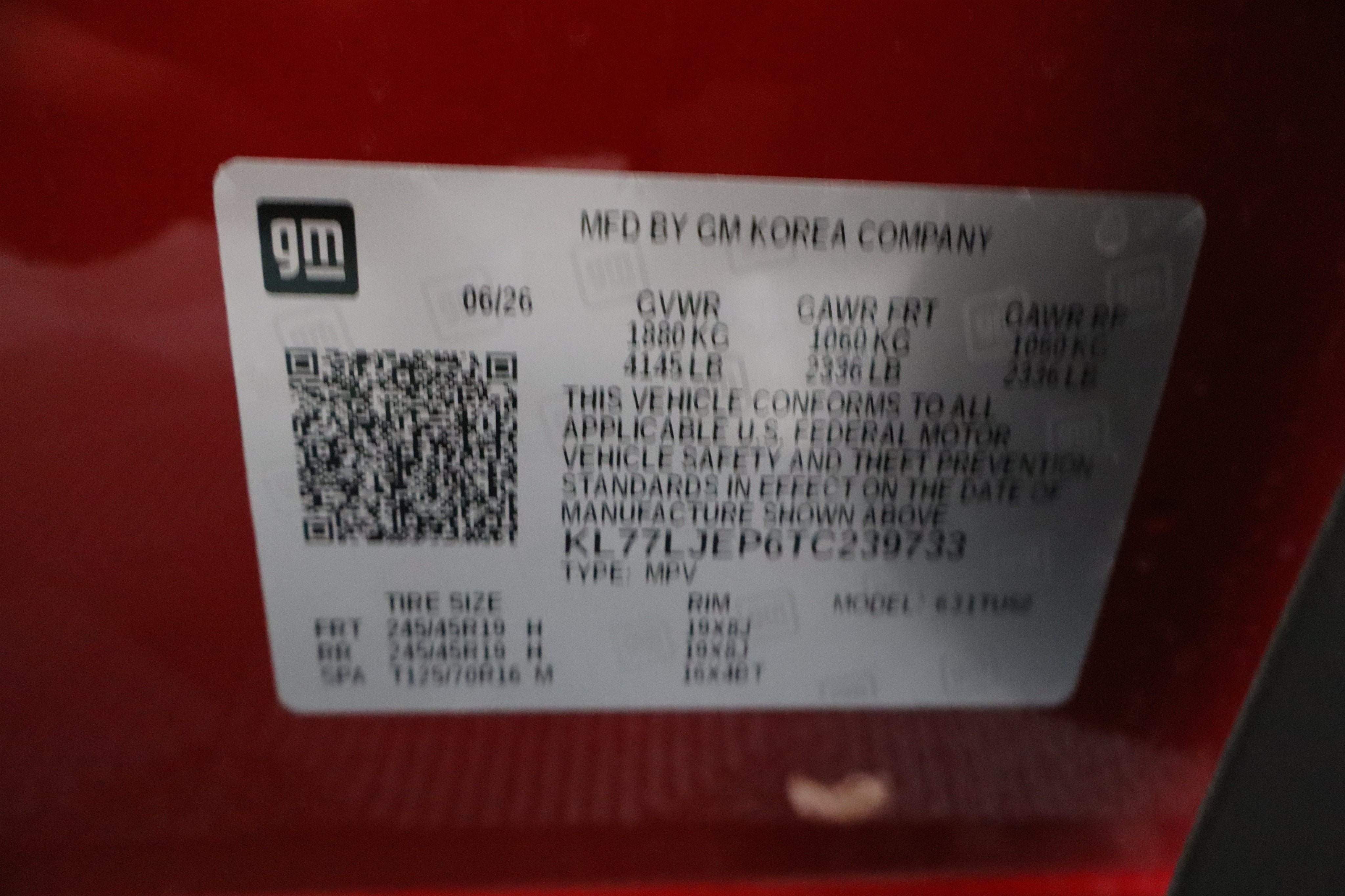 2026 Chevrolet Trax 2RS