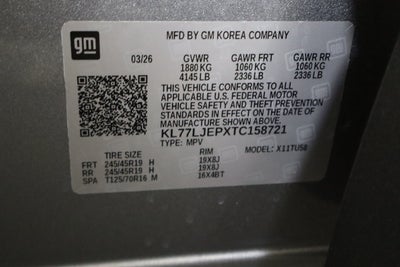 2026 Chevrolet Trax 2RS