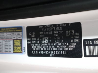 2025 Kia Carnival MPV LXS