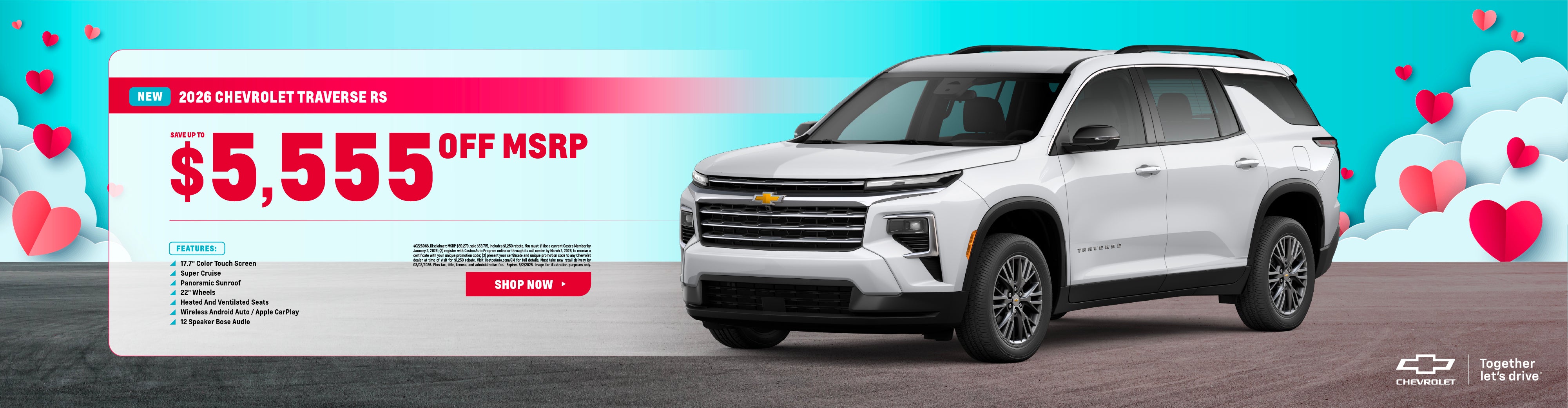 2026 Chevrolet Traverse RS