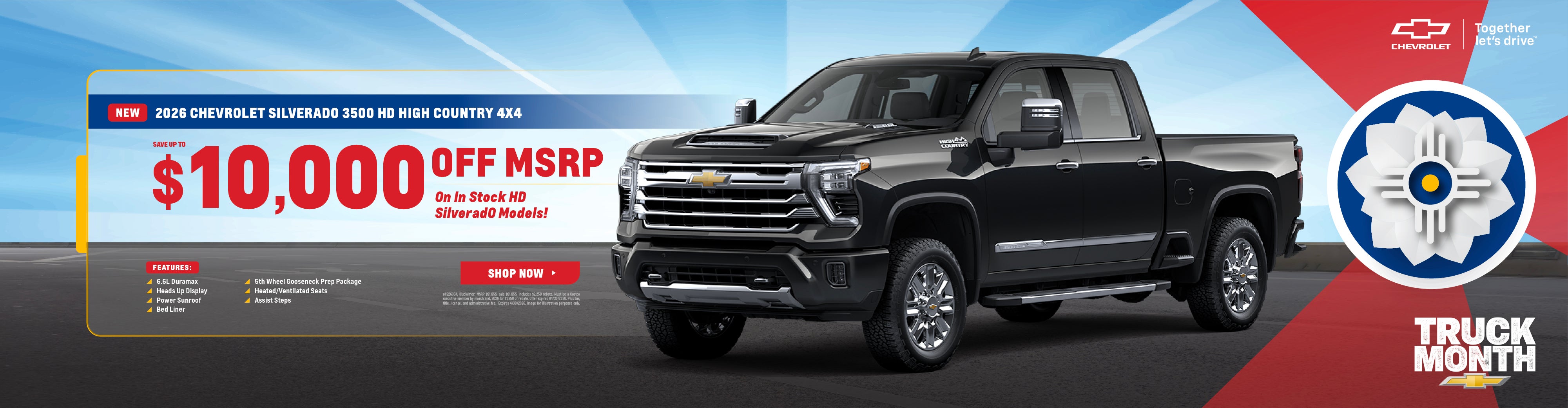 2026 Chevrolet Silverado 3500 HD High Country 4x4