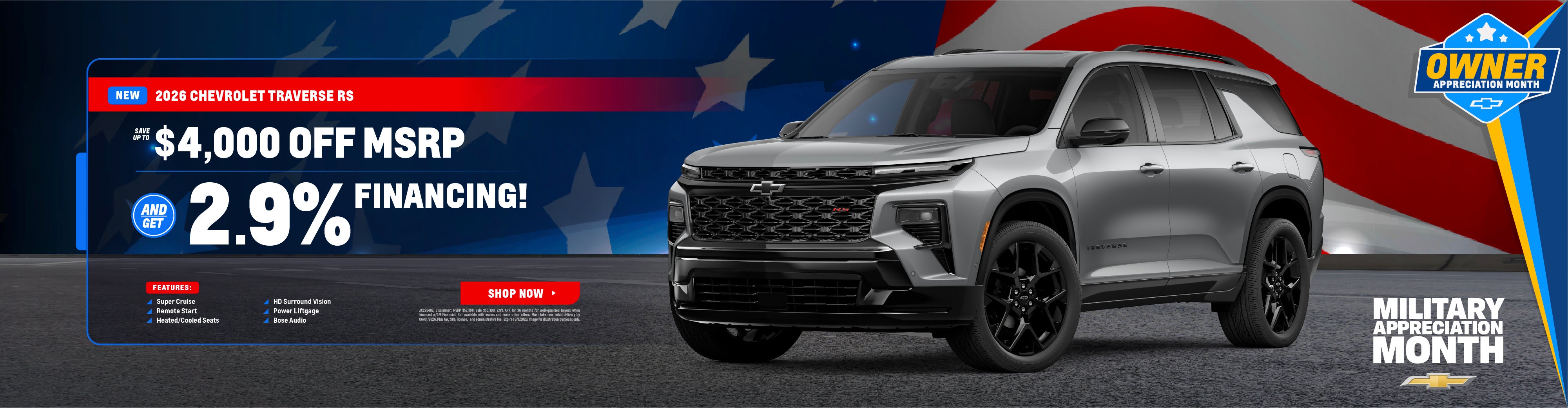 2026 Chevrolet Traverse RS