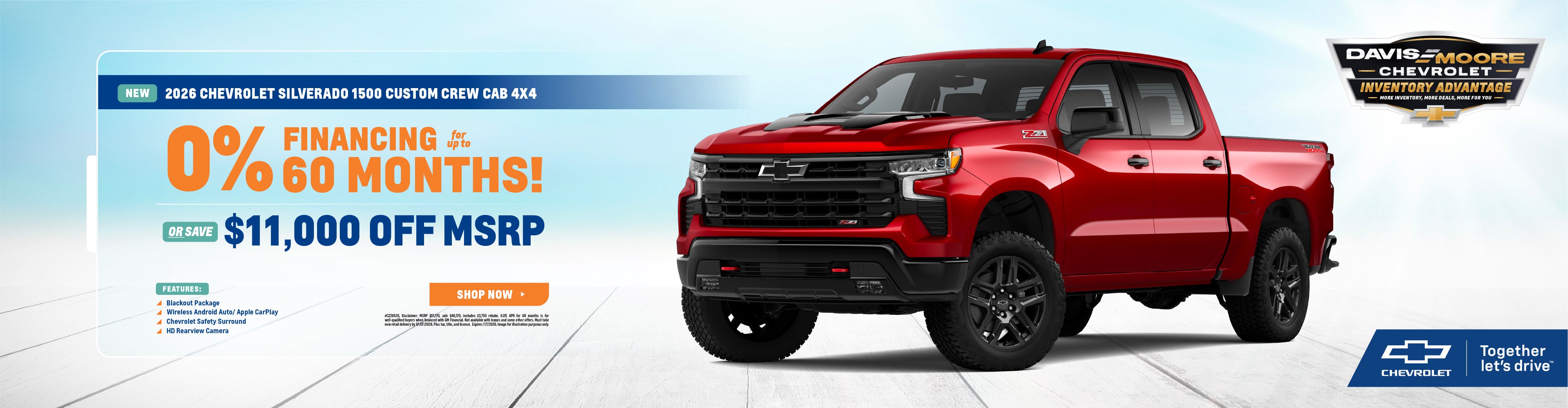 2026 Chevrolet Silverado 1500 Crew Cab LTZ 4x4