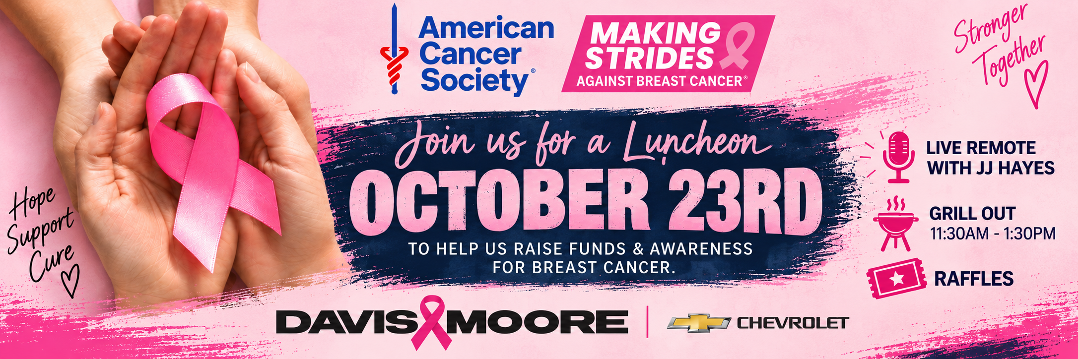 RAISE FUNDS & AWARENESS FOR BREAST CANCER.
